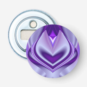 Purple Flower Rainbow Dreams Bottle Opener