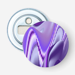 Purple Flower Rainbow Dreams Bottle Opener