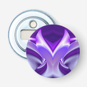 Purple Flower Rainbow Dreams Bottle Opener