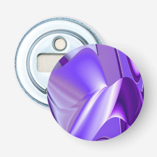 Purple Flower Rainbow Dreams Bottle Opener