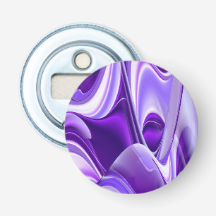 Purple Flower Rainbow Dreams Bottle Opener