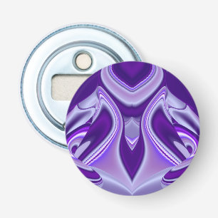 Purple Flower Rainbow Dreams Bottle Opener