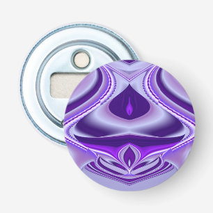 Purple Flower Rainbow Dreams Bottle Opener