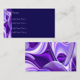 Purple Flower Rainbow Dreams Business Card