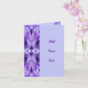 Purple Flower Rainbow Dreams Card
