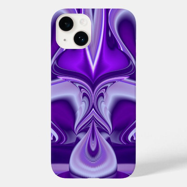Purple Flower Rainbow Dreams Case-Mate iPhone Case (Back)