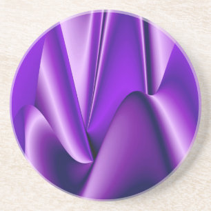 Purple Flower Rainbow Dreams Coaster