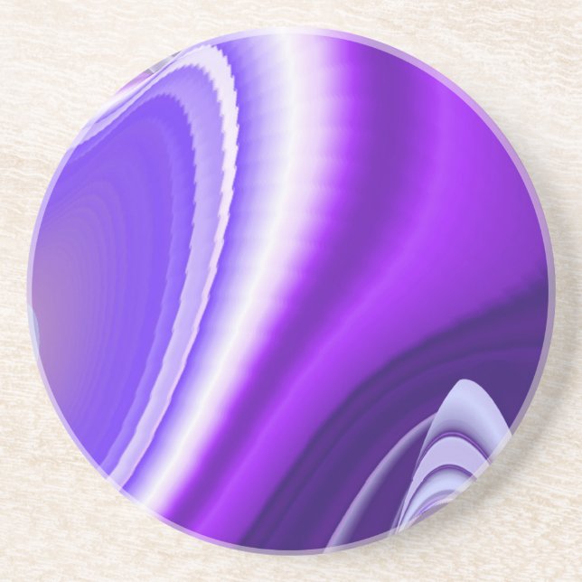 Purple Flower Rainbow Dreams Coaster (Front)