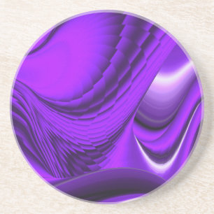 Purple Flower Rainbow Dreams Coaster