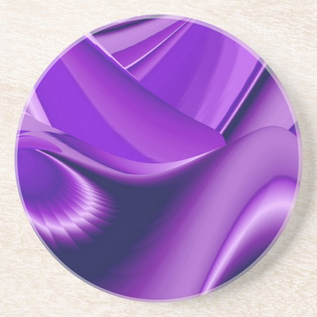 Purple Flower Rainbow Dreams Coaster (Front)
