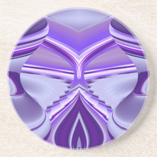 Purple Flower Rainbow Dreams Coaster