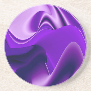 Purple Flower Rainbow Dreams Coaster