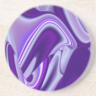 Purple Flower Rainbow Dreams Coaster