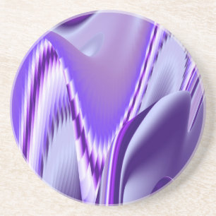 Purple Flower Rainbow Dreams Coaster
