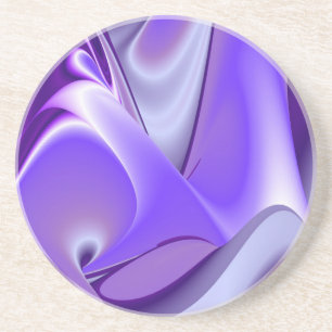Purple Flower Rainbow Dreams Coaster