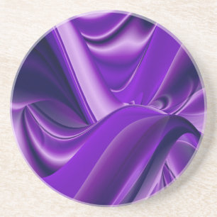 Purple Flower Rainbow Dreams Coaster