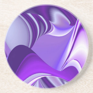 Purple Flower Rainbow Dreams Coaster