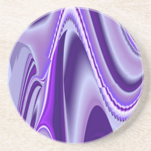 Purple Flower Rainbow Dreams Coaster