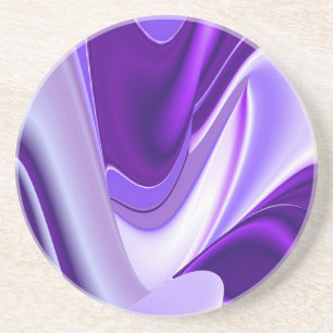 Purple Flower Rainbow Dreams Coaster