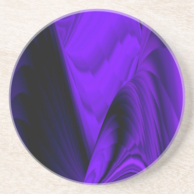 Purple Flower Rainbow Dreams Coaster (Front)