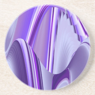 Purple Flower Rainbow Dreams Coaster