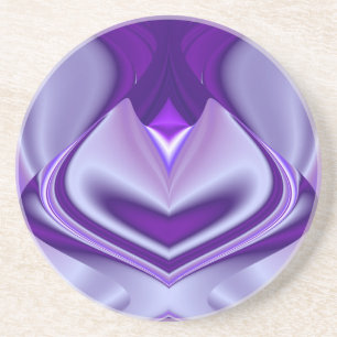 Purple Flower Rainbow Dreams Coaster
