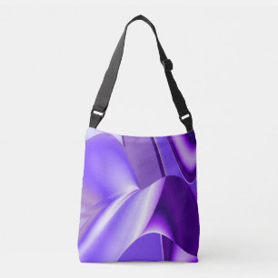 Purple Flower Rainbow Dreams Crossbody Bag