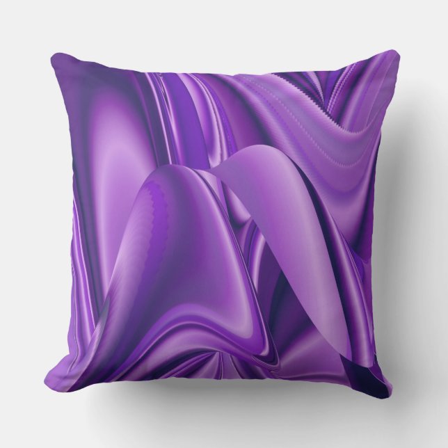Purple Flower Rainbow Dreams Cushion (Front)