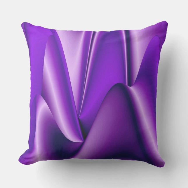 Purple Flower Rainbow Dreams Cushion (Front)