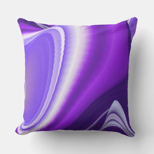 Purple Flower Rainbow Dreams Cushion (Front)