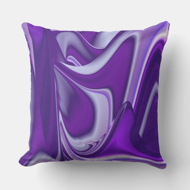 Purple Flower Rainbow Dreams Cushion (Front)