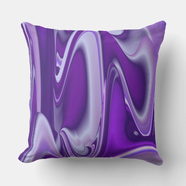 Purple Flower Rainbow Dreams Cushion (Front)