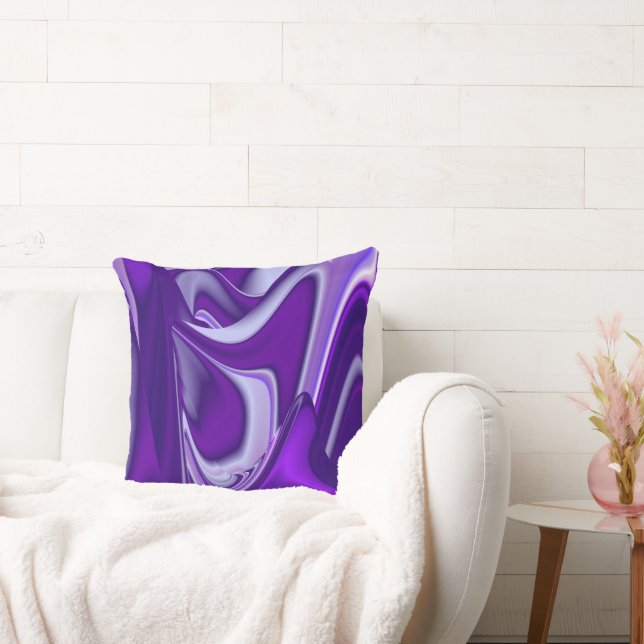 Purple Flower Rainbow Dreams Cushion (Couch)