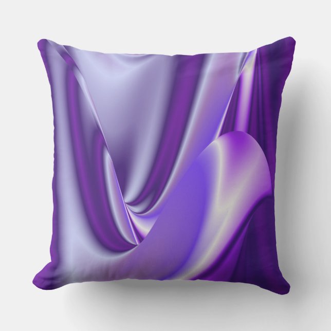 Purple Flower Rainbow Dreams Cushion (Front)