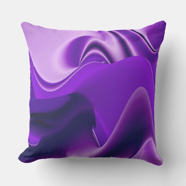 Purple Flower Rainbow Dreams Cushion (Front)