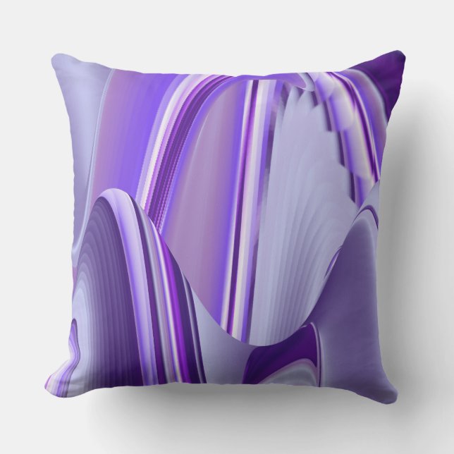 Purple Flower Rainbow Dreams Cushion (Front)