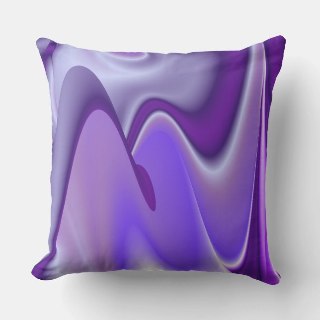Purple Flower Rainbow Dreams Cushion (Front)