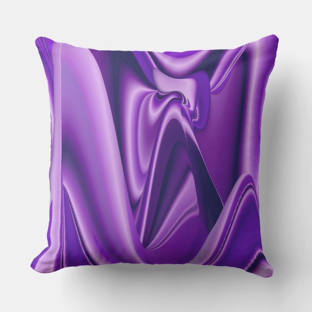Purple Flower Rainbow Dreams Cushion (Front)