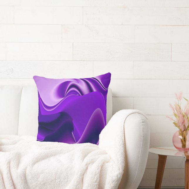 Purple Flower Rainbow Dreams Cushion (Couch)