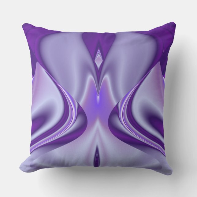 Purple Flower Rainbow Dreams Cushion (Front)