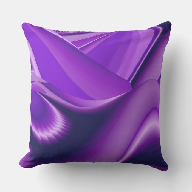 Purple Flower Rainbow Dreams Cushion (Front)
