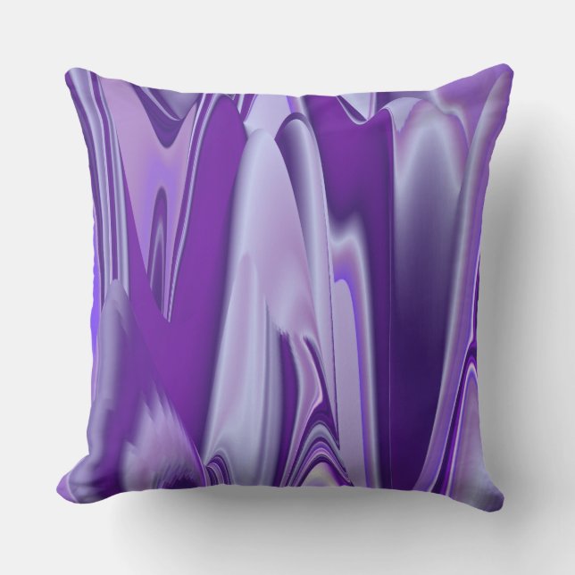 Purple Flower Rainbow Dreams Cushion (Front)