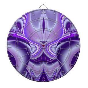 Purple Flower Rainbow Dreams Dartboard