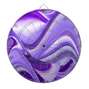 Purple Flower Rainbow Dreams Dartboard