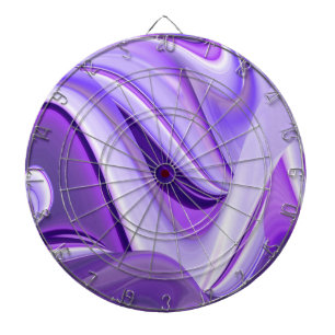 Purple Flower Rainbow Dreams Dartboard