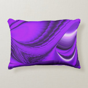 Purple Flower Rainbow Dreams Decorative Cushion