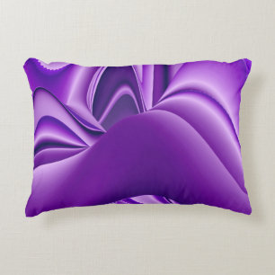 Purple Flower Rainbow Dreams Decorative Cushion