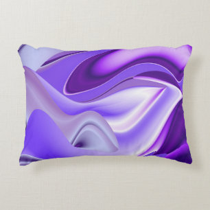 Purple Flower Rainbow Dreams Decorative Cushion
