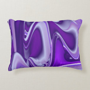 Purple Flower Rainbow Dreams Decorative Cushion