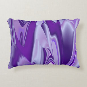 Purple Flower Rainbow Dreams Decorative Cushion